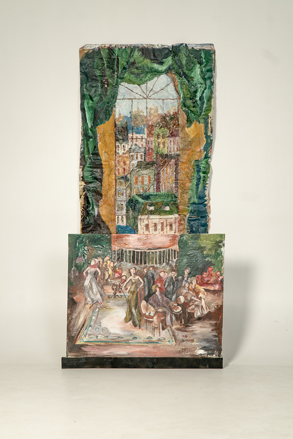 Untitled, 2023, oil on canvas, 150cm x 80cm, 100cm x 80cm